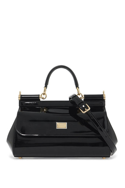 Extended Sicily Handbag With Elong  - Black