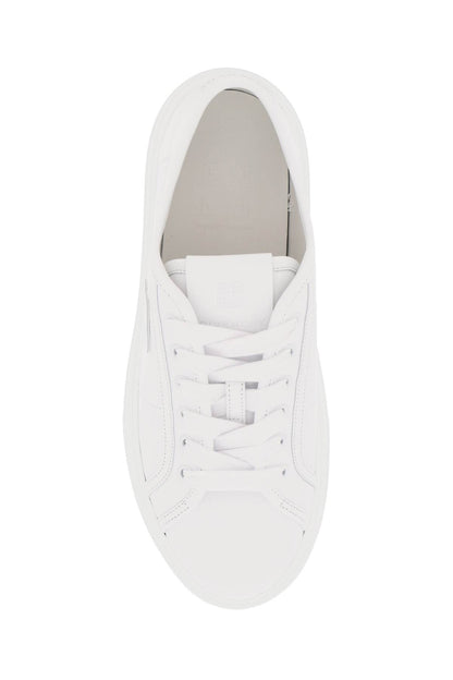 'city' Sneakers With Platform Sole  - White