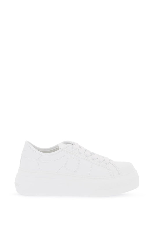 'city' Sneakers With Platform Sole  - White