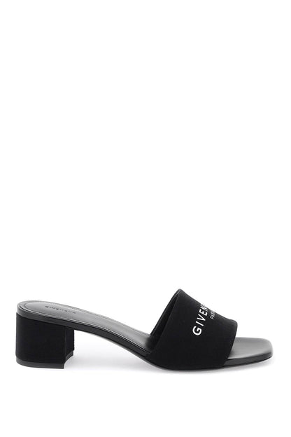 Canvas 4g Mules  - Black