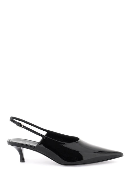 Show Slingback Pumps  - Black