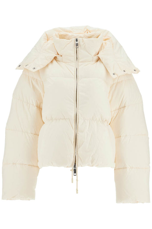 Short Oversized Beira Down Jacket  - White