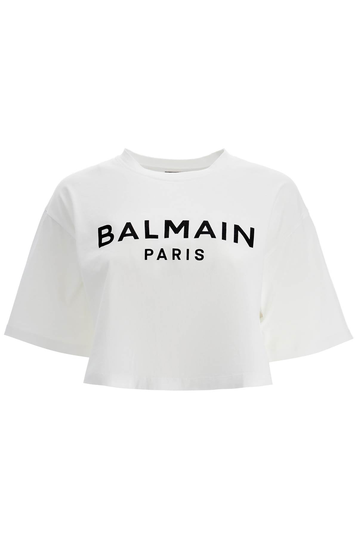 Logo Print Boxy T-shirt  - White