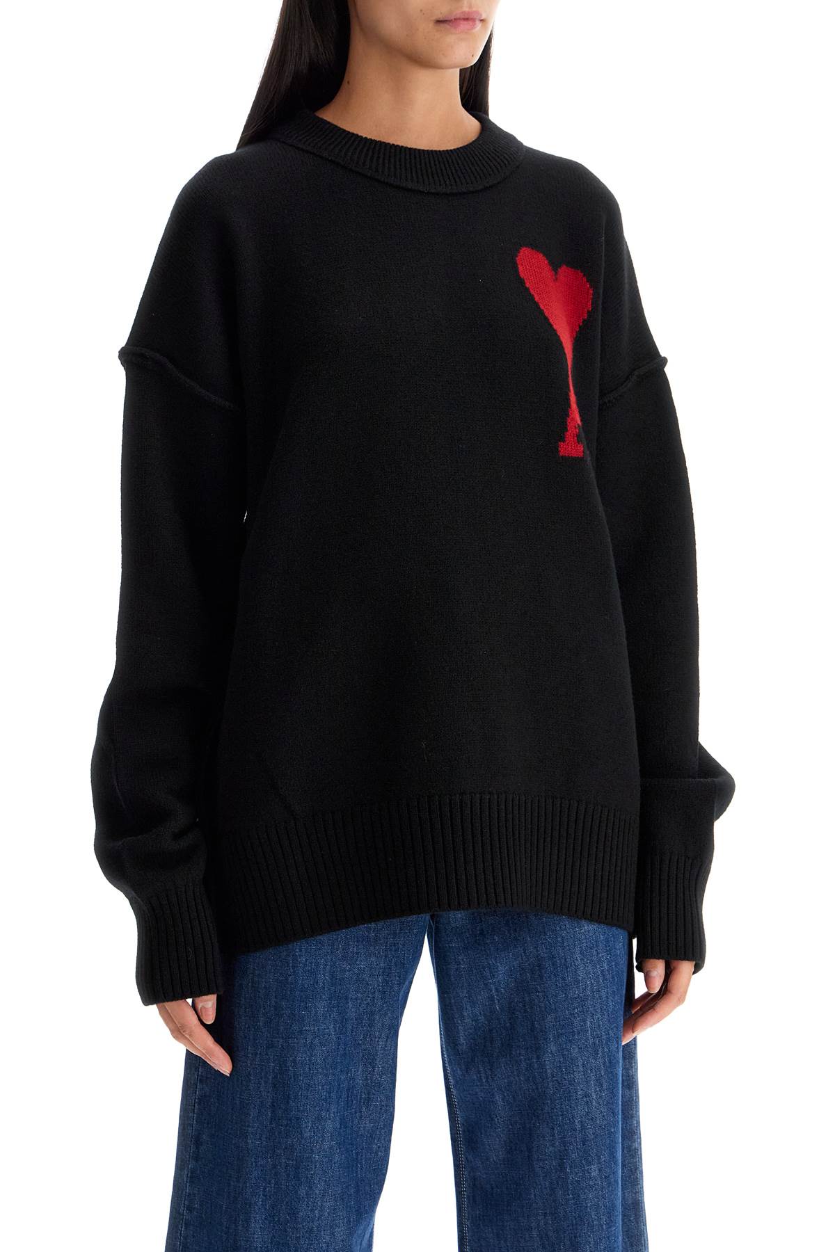 Ami De Cœur Sweater  - Black