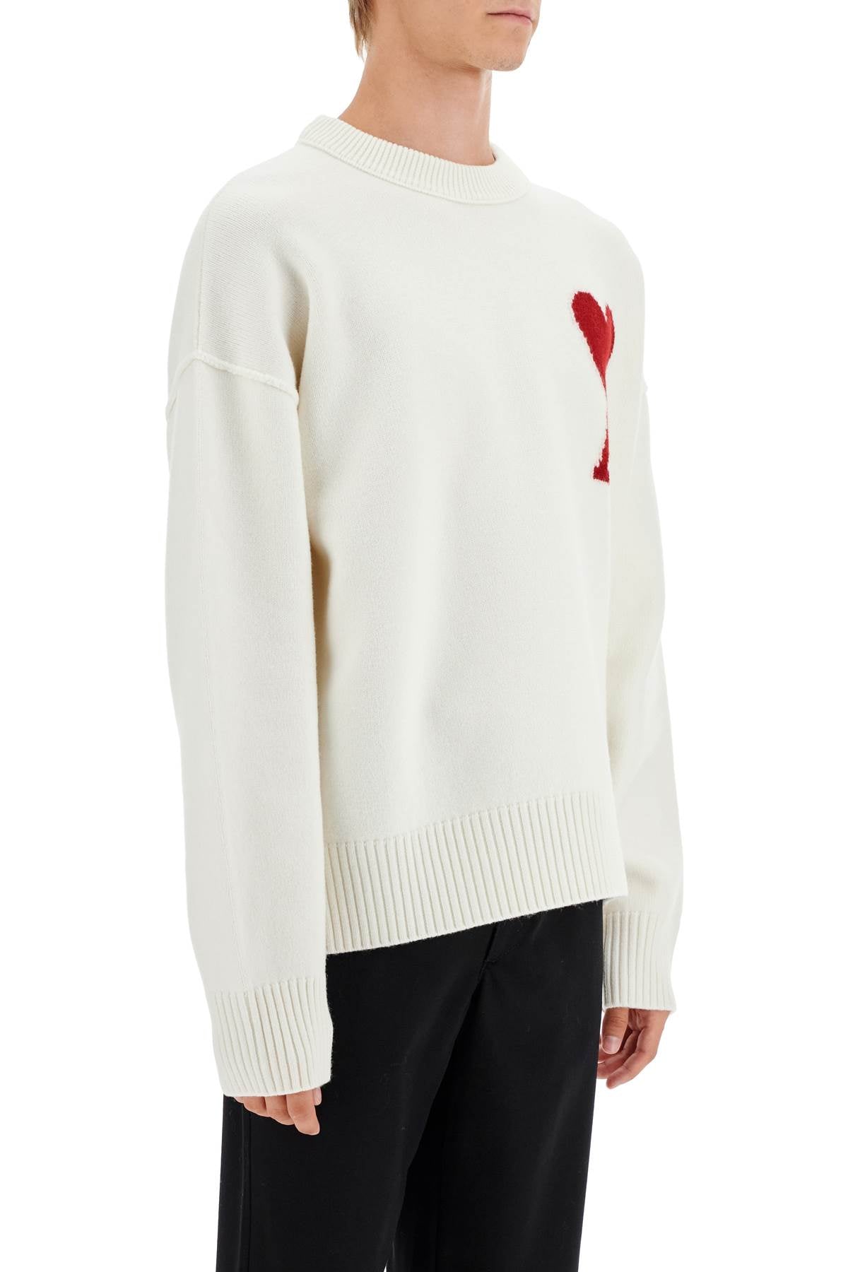 Ami De Cœur Sweater  - White