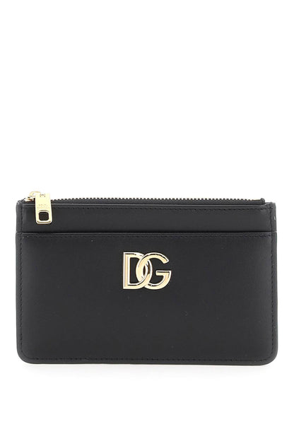 Dg Zippered Cardholder  - Black