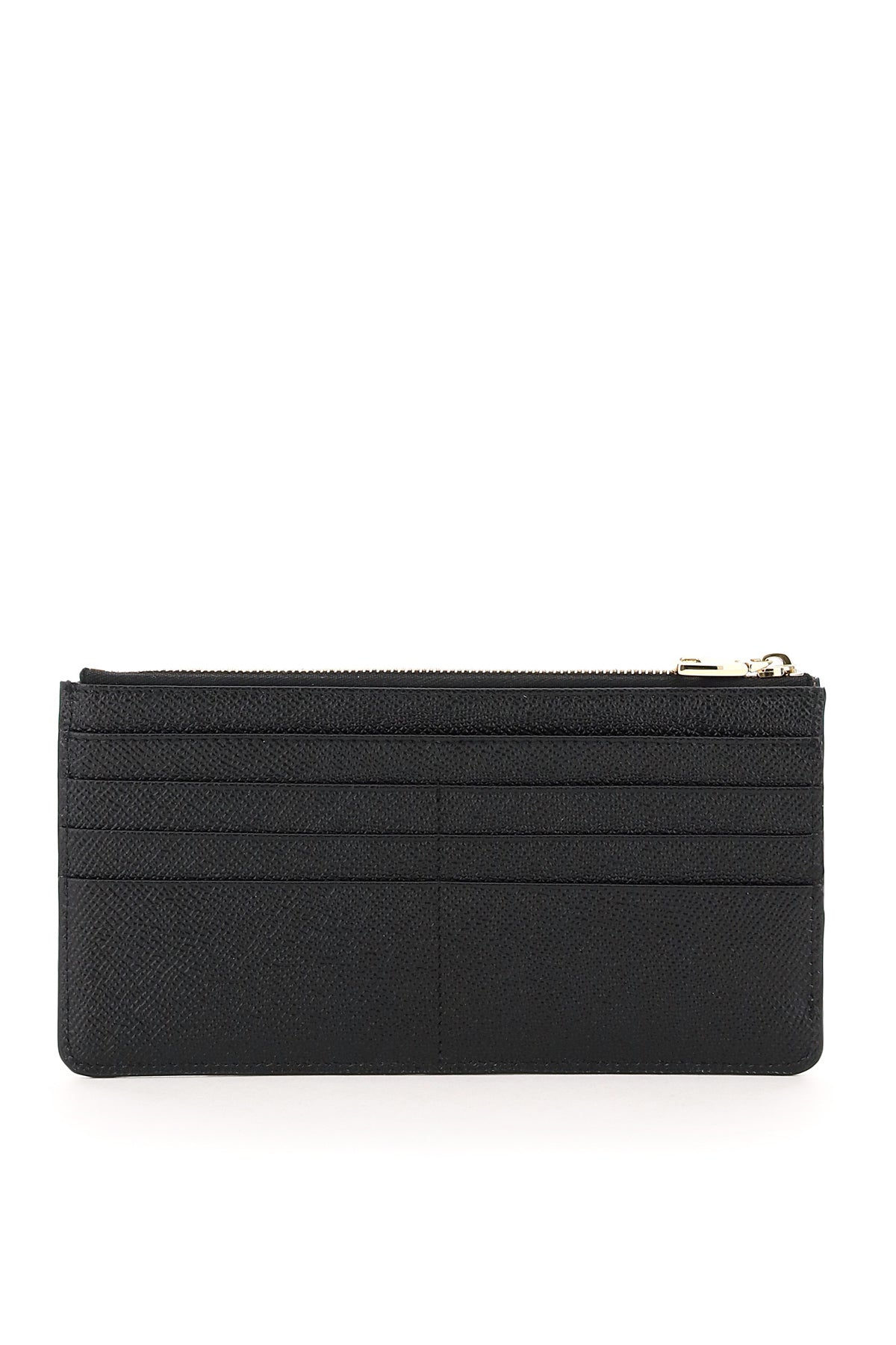 Cardholder Pouch In Dauphine Calfskin  - Black