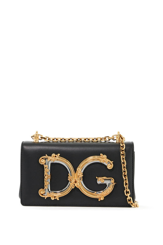 "dg Girls Mini Crossbody Bag With  - Black