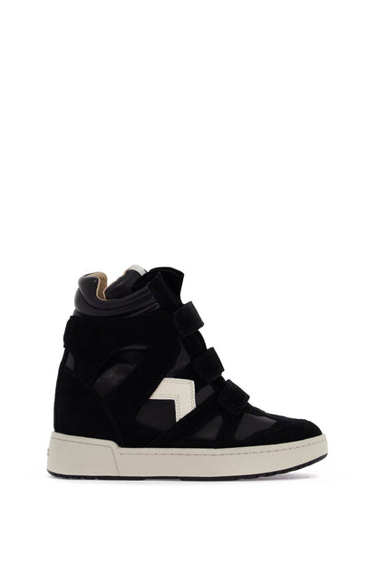 Suede Leather Bekett Sneakers  - Nero