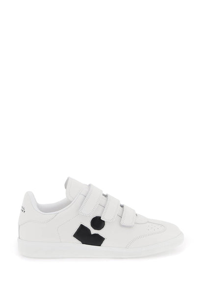 Beth Leather Sneakers  - White