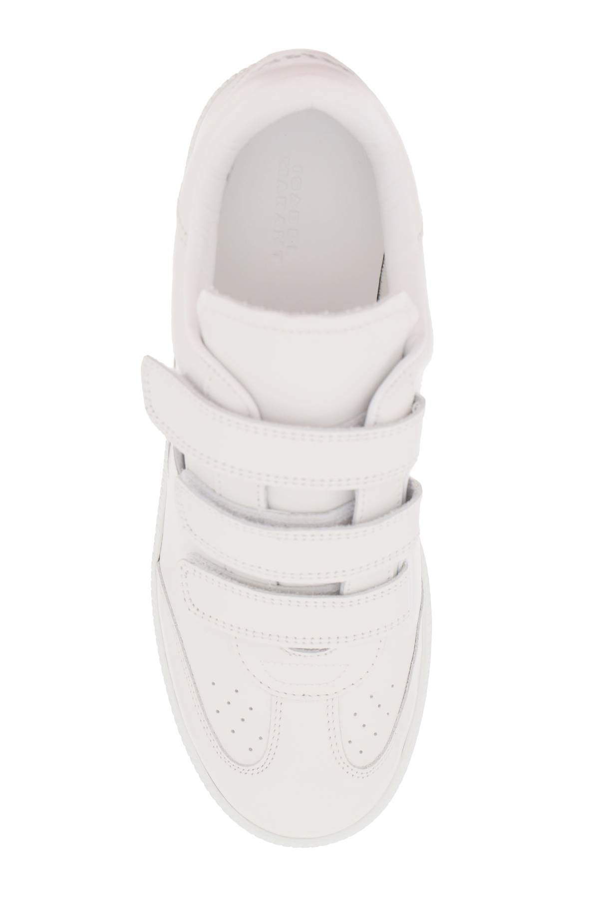 Beth Leather Sneakers  - White