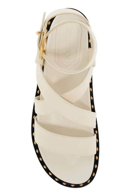 Blaise Flat Sandals  - White