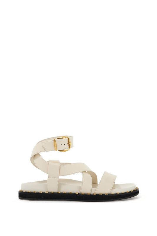 Blaise Flat Sandals  - White