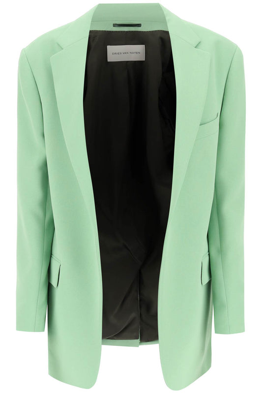 Oversized Buttonless Jacket  - Verde