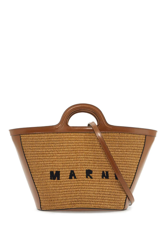 Tropicalia Small Handbag  - Brown