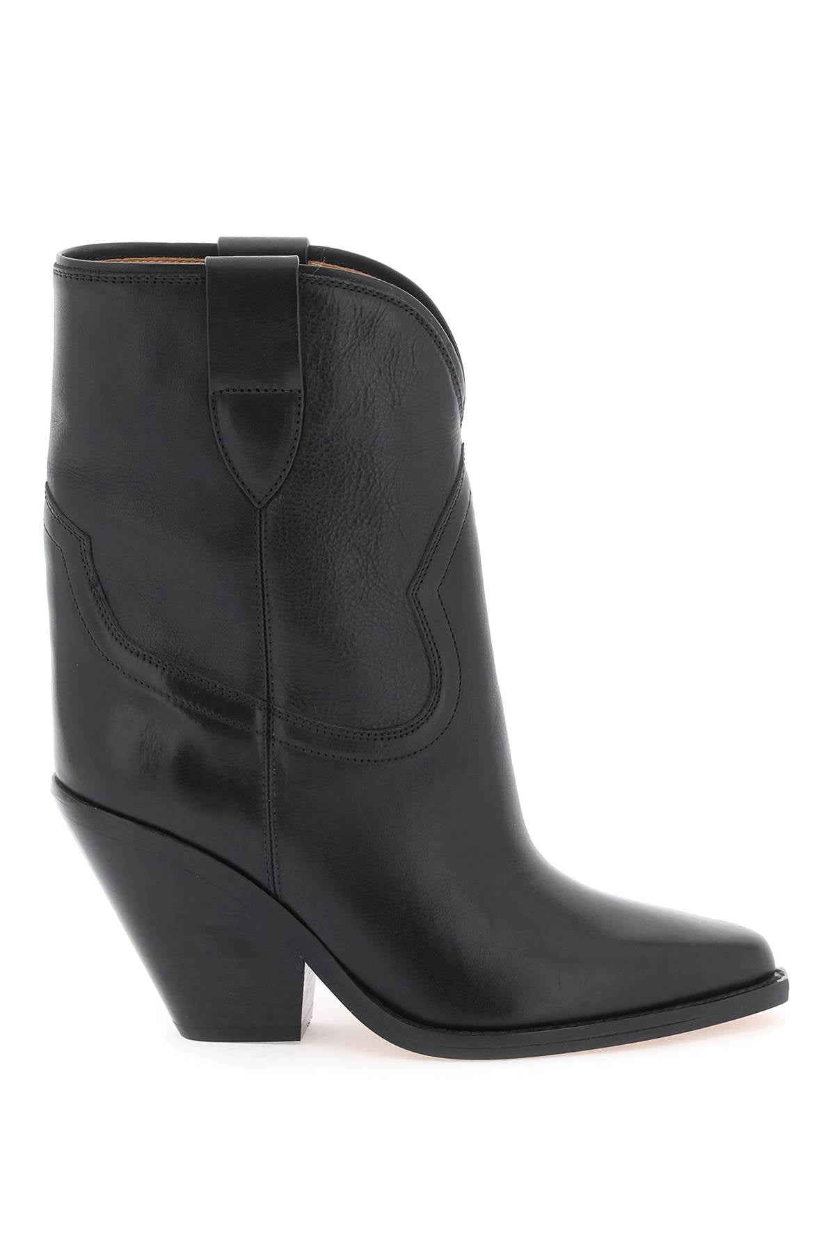 'leyane' Texan Ankle-boots  - Black