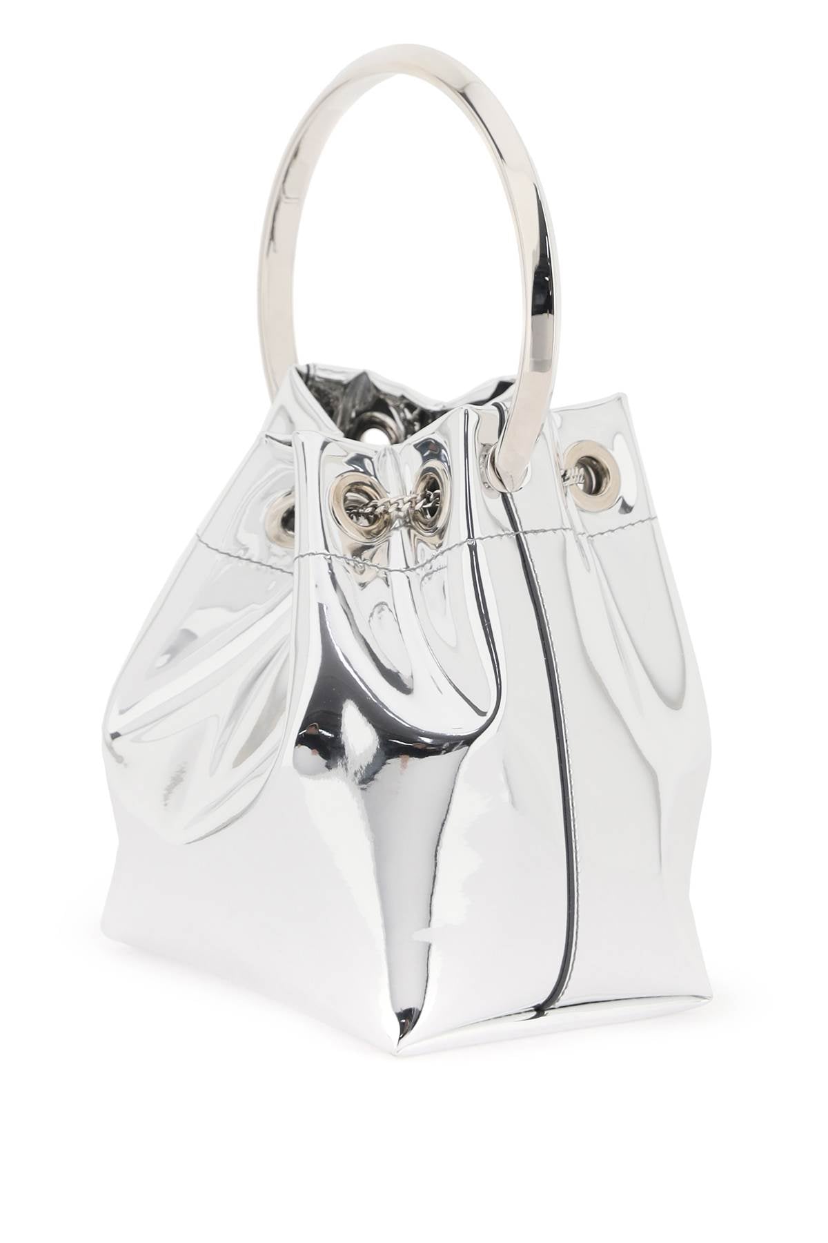 Bon Bon Mirror-effect Bag  - Silver