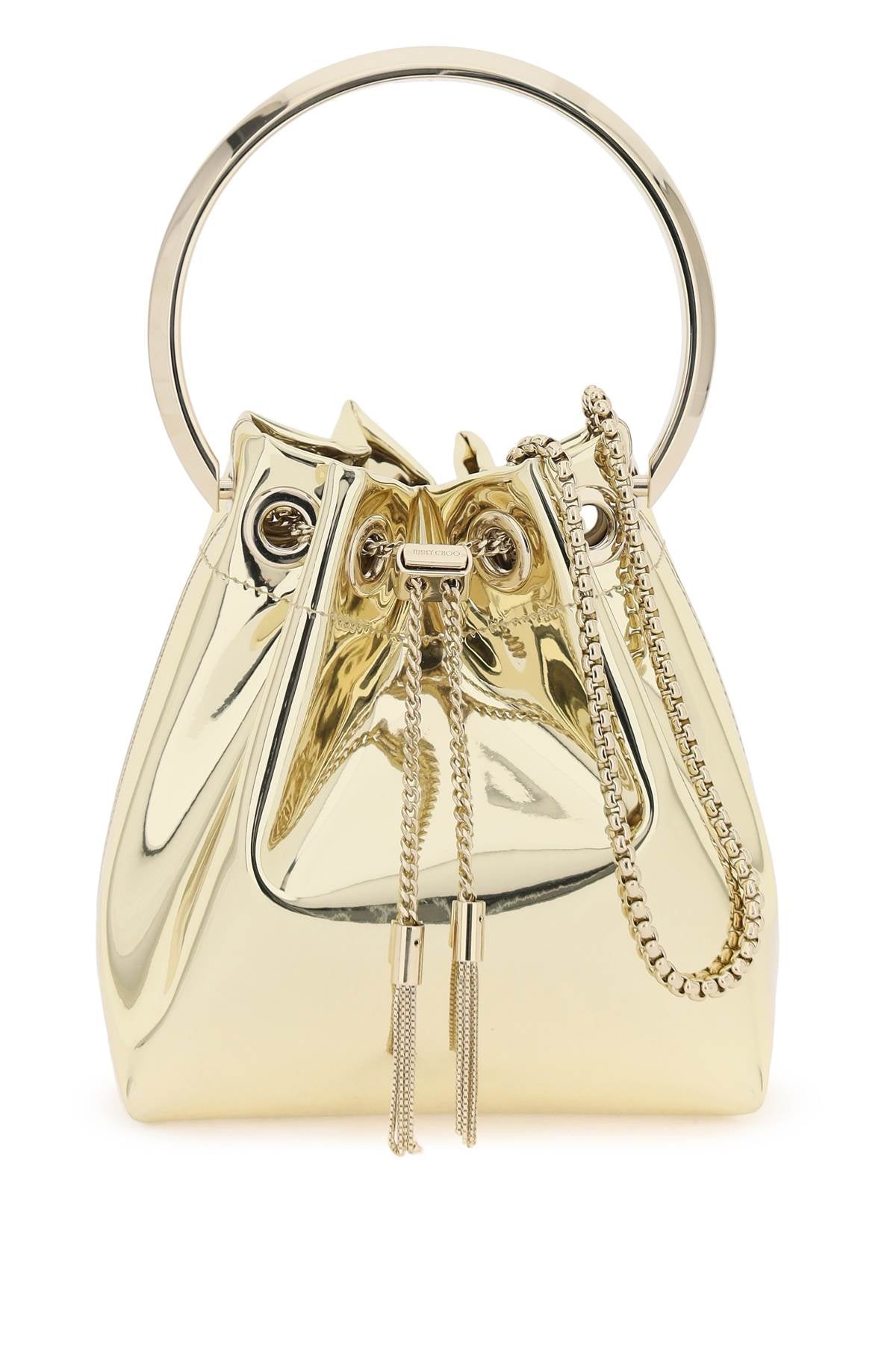 Bon Bon Mirror-effect Bag  - Gold