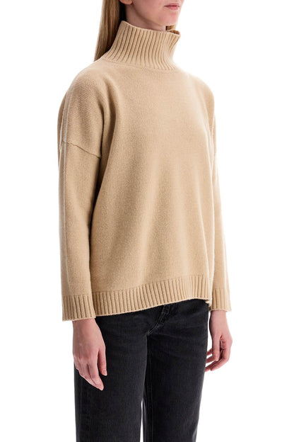 'borgia High-neck Pullover Sweater  - Neutro