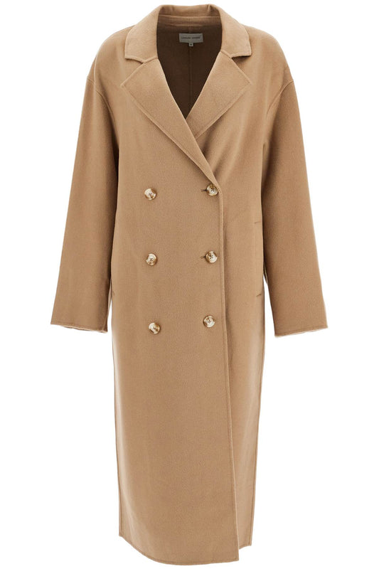 Long Wool And Cashmere Coat 'borne  - Beige