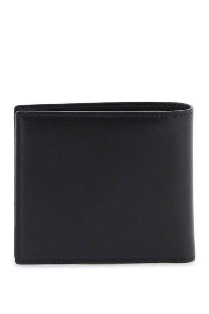 Leather Bi-fold Wallet  - Black