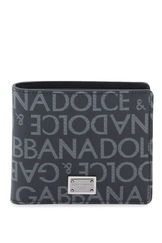 Jacquard Logo Wallet  - Grey