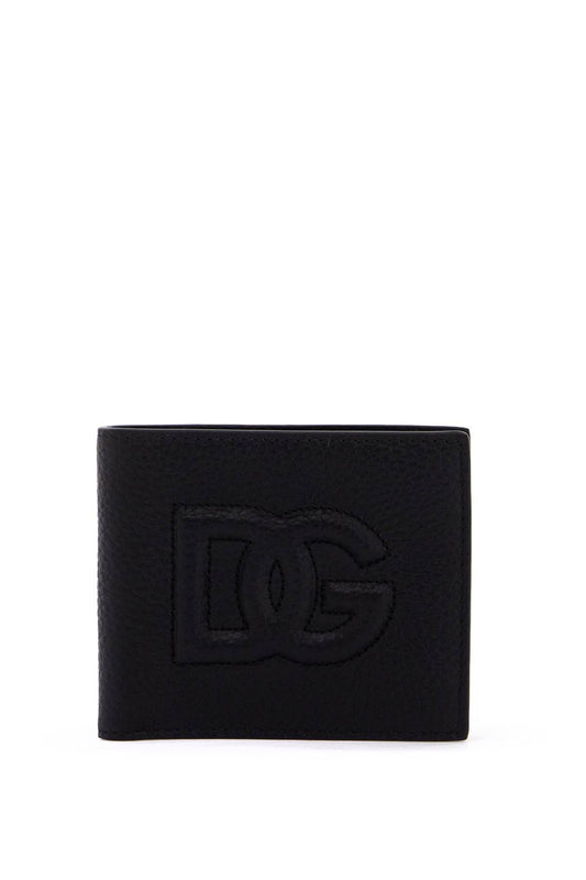 Dg Logo Bifold Wallet In  - Black