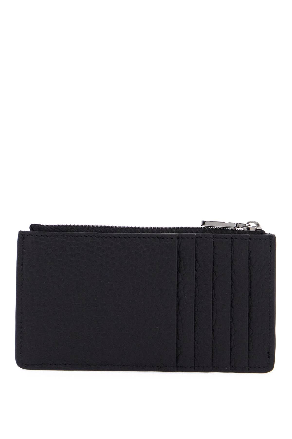 Logo Card Holder Wallet  - Black