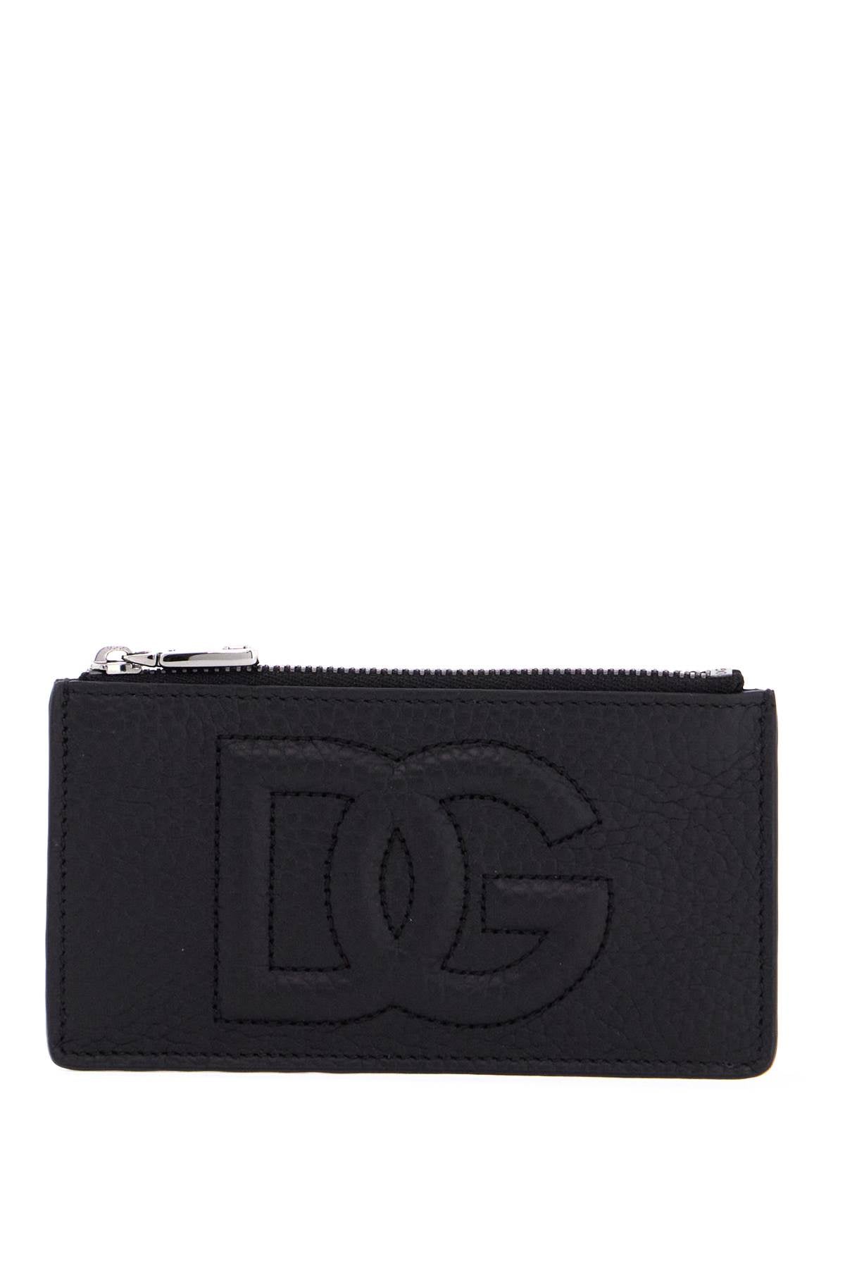 Logo Card Holder Wallet  - Black