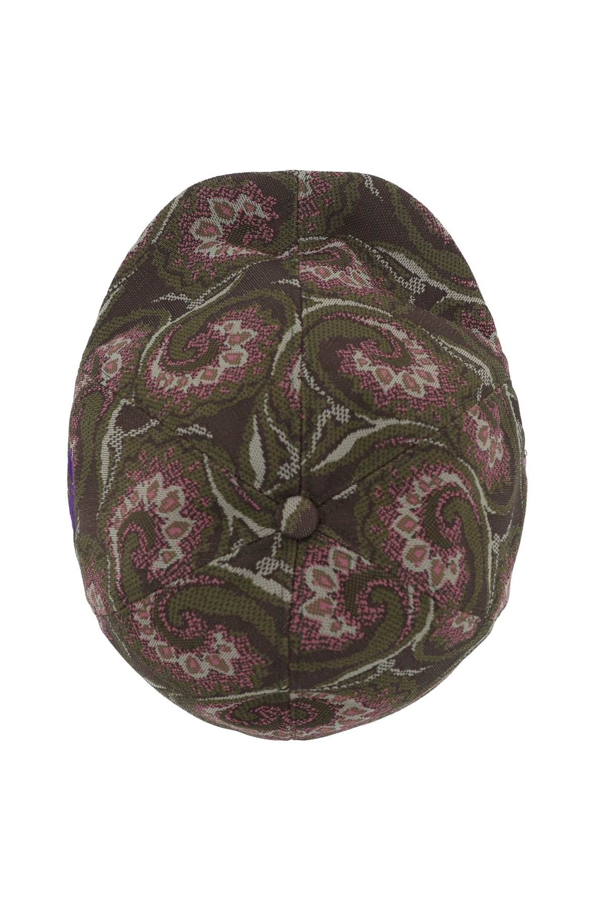 Jacquard Jersey Flat Cap  - Verde