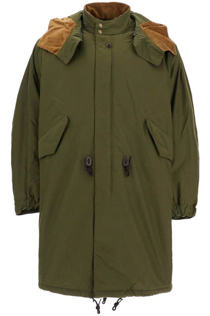 Padded Parka With Hood  - Green