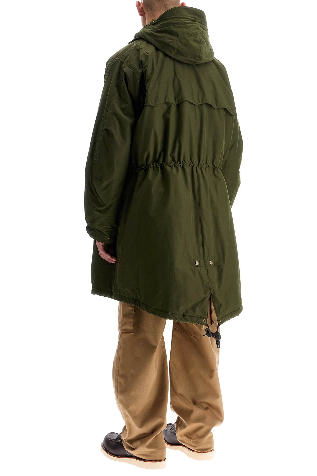 Padded Parka With Hood  - Green