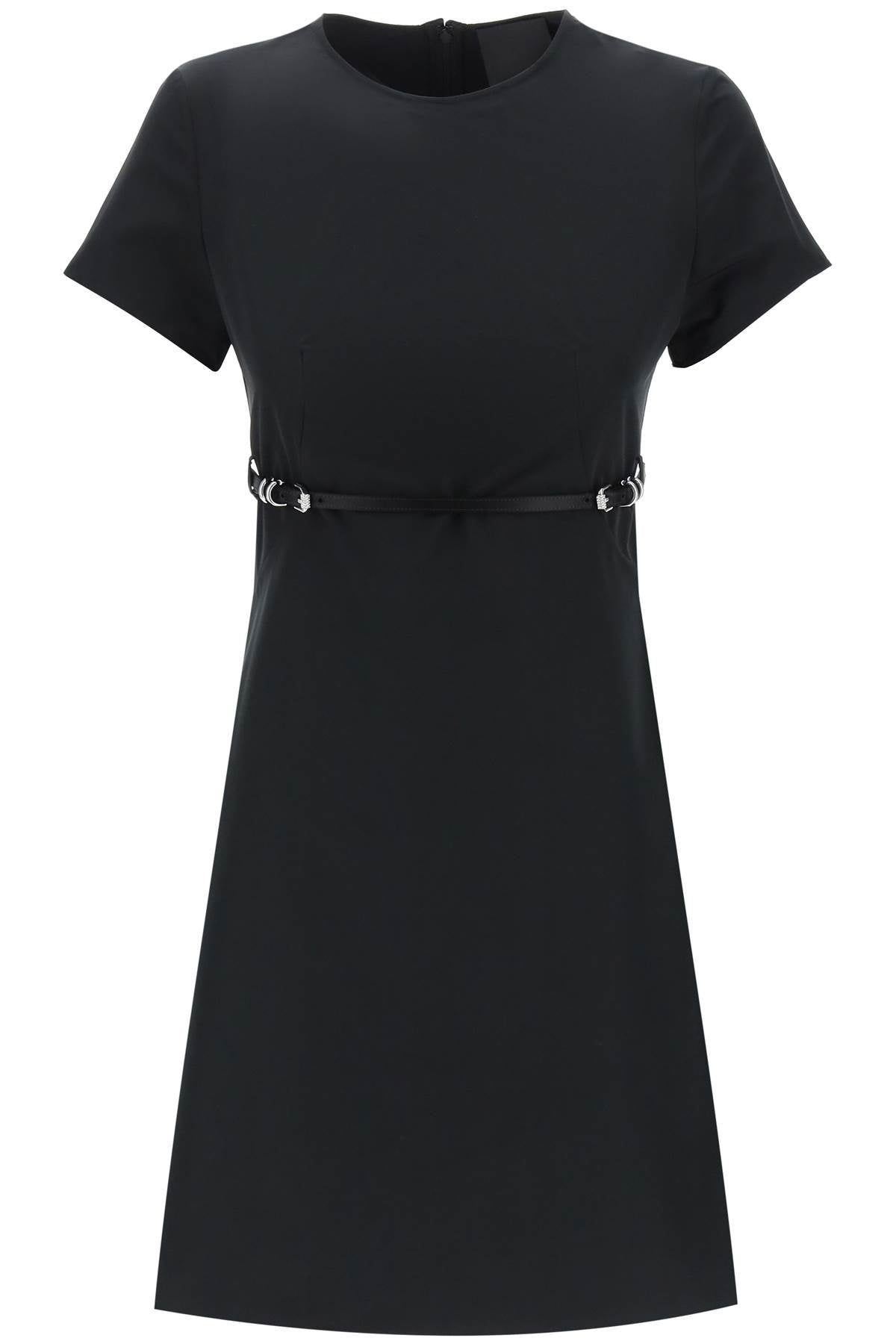 Short Voyou Dress In Taff  - Black