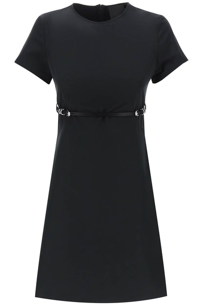 Short Voyou Dress In Taff  - Black