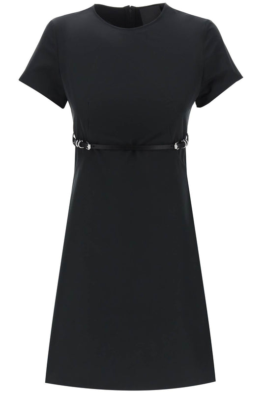 Short Voyou Dress In Taff  - Black