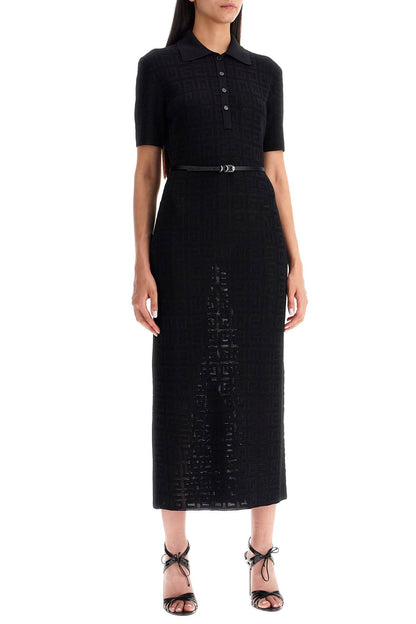 "voyou Midi Dress In  - Black