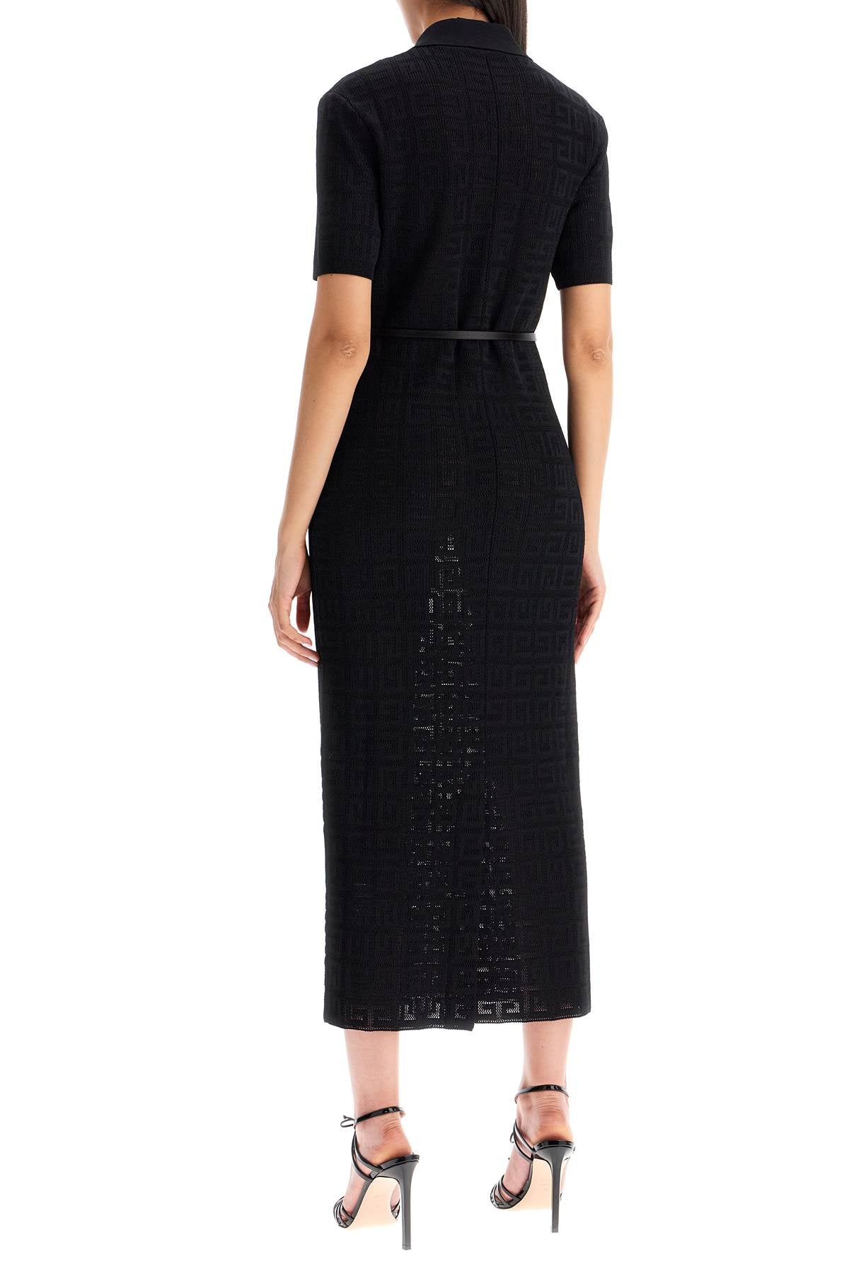 "voyou Midi Dress In  - Black