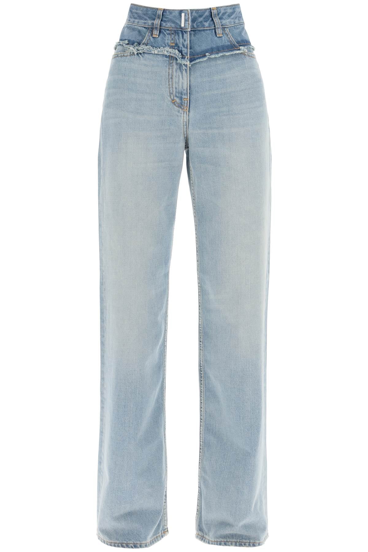 Wide Leg Jeans  - Blu