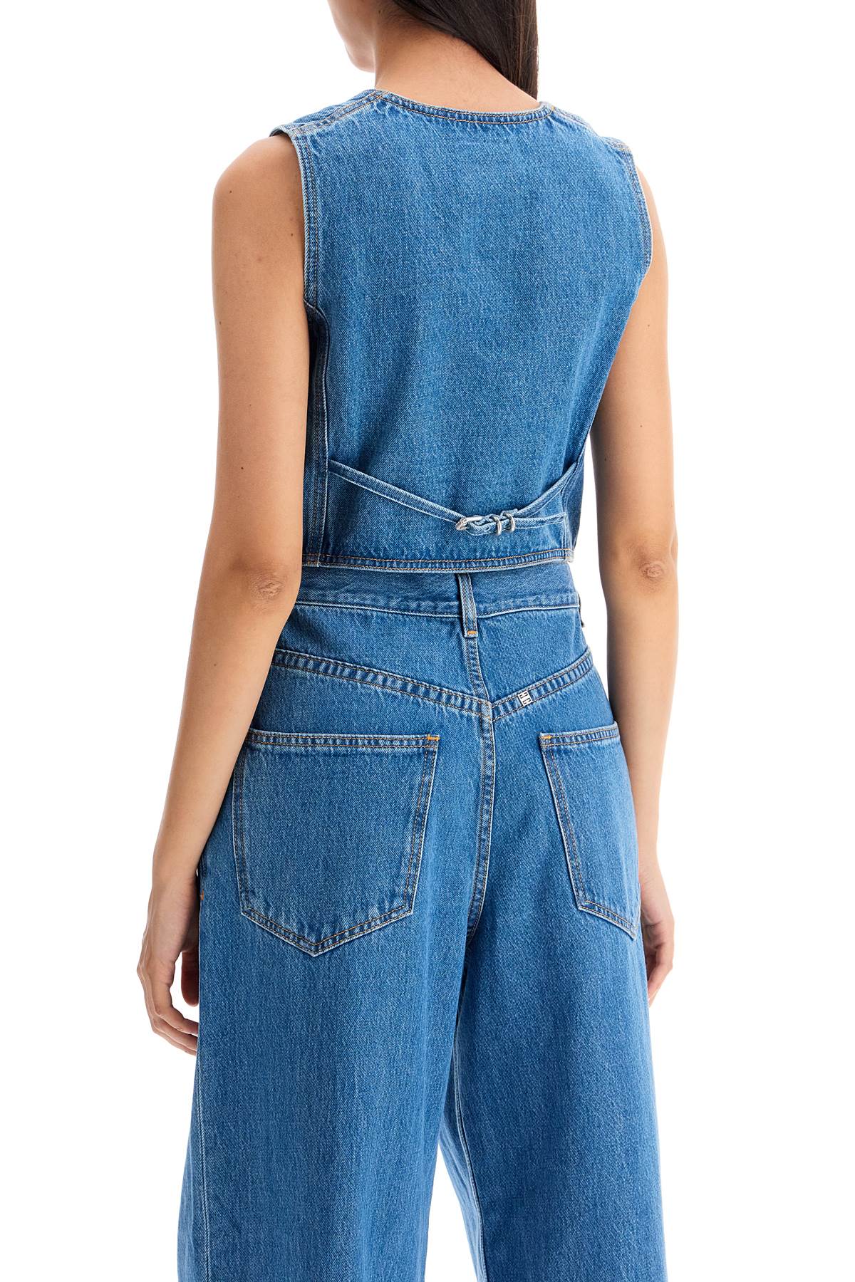 "denim Voyou Vest  - Blue