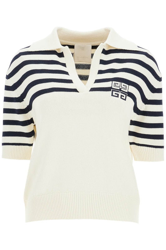 4g Polo Style Pullover  - White