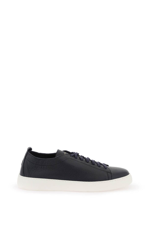 Leather Sneakers  - Blue