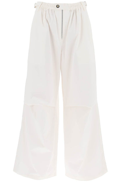 Oversized Parachute Pants  - Bianco