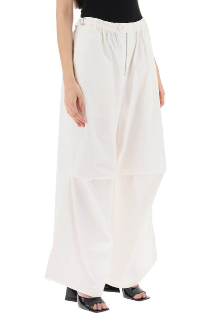 Oversized Parachute Pants  - Bianco