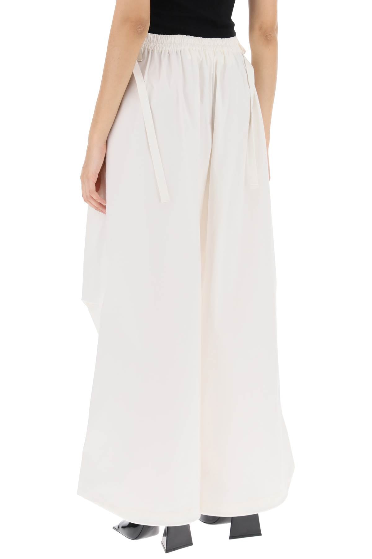 Oversized Parachute Pants  - Bianco