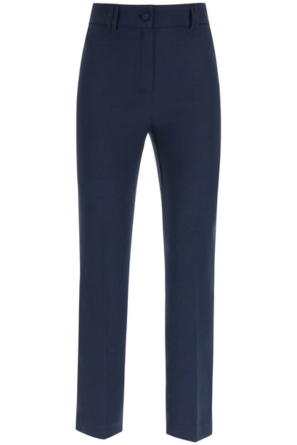 'loulou' Cady Trousers  - Blu