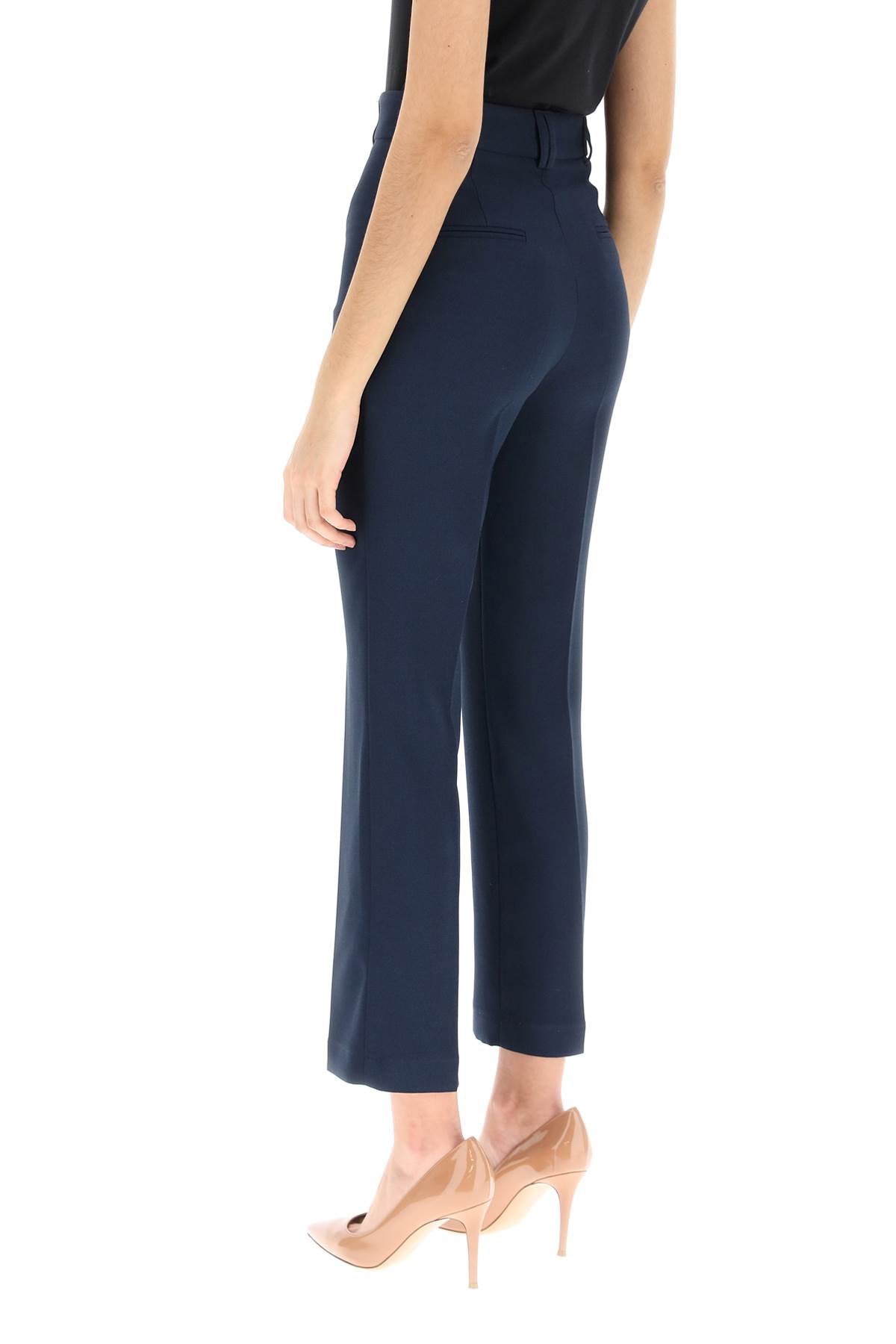 'loulou' Cady Trousers  - Blu