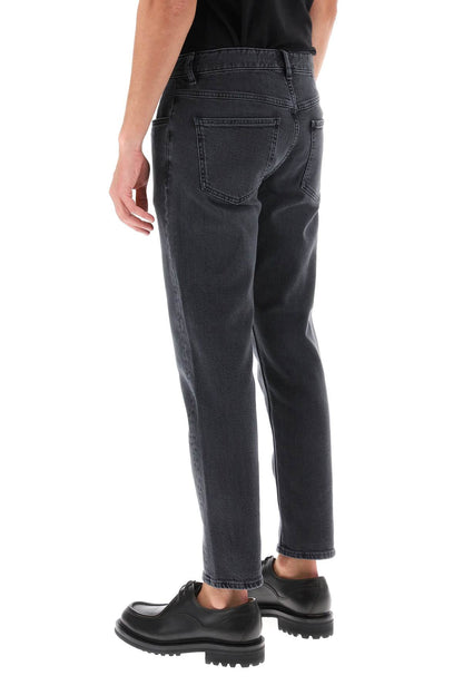 Cooper Jeans With Tapered Cut  - Grigio