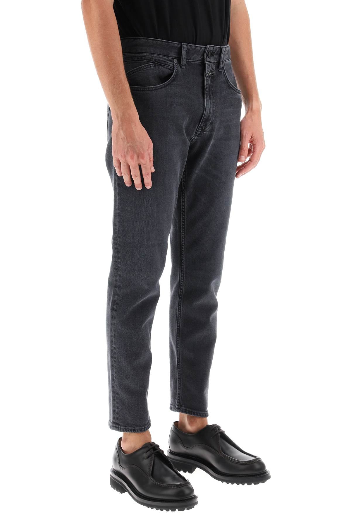 Cooper Jeans With Tapered Cut  - Grigio