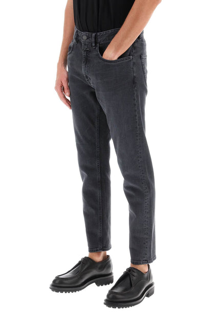 Cooper Jeans With Tapered Cut  - Grigio