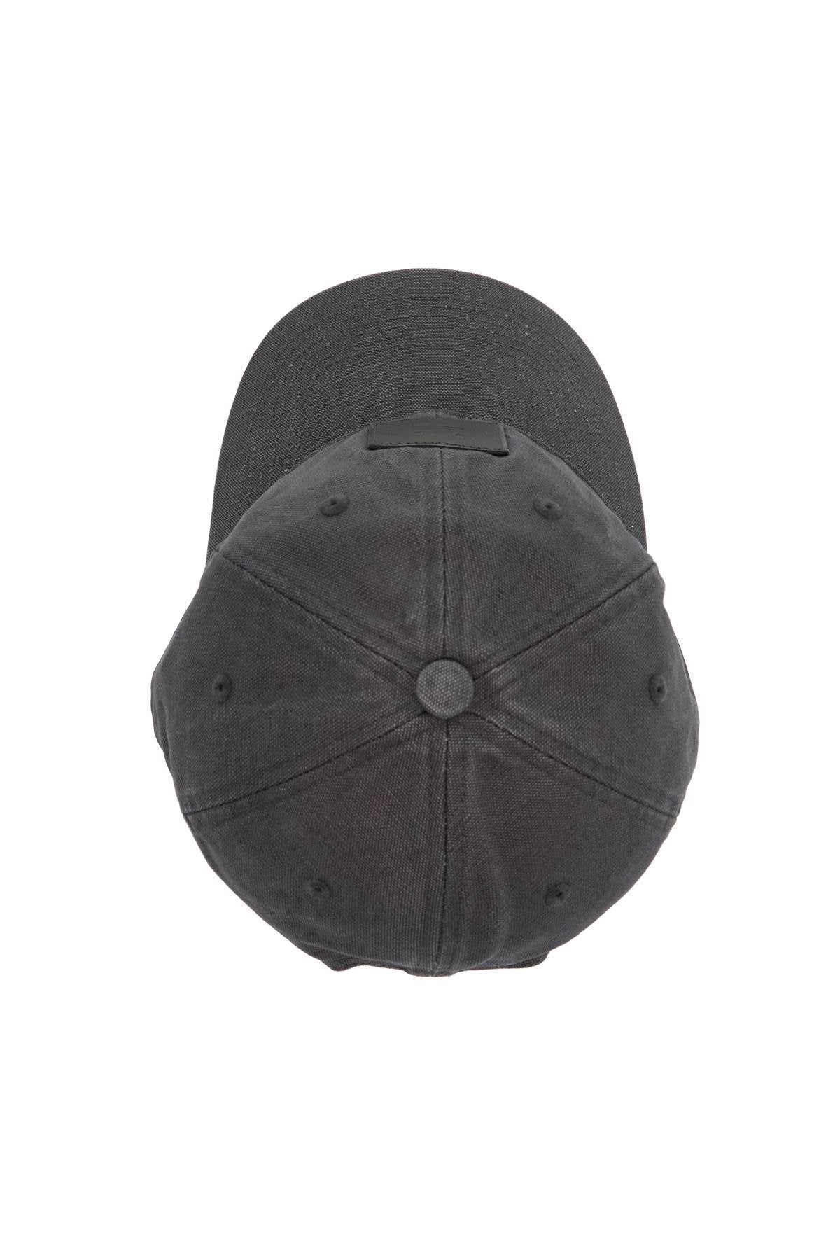 Baseball Cap With Face Patch  - Nero